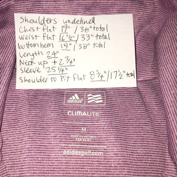 ADIDAS ClimaLite Barbiecore long sleeve PGA Tour jacket pink M - Picture 6 of 9